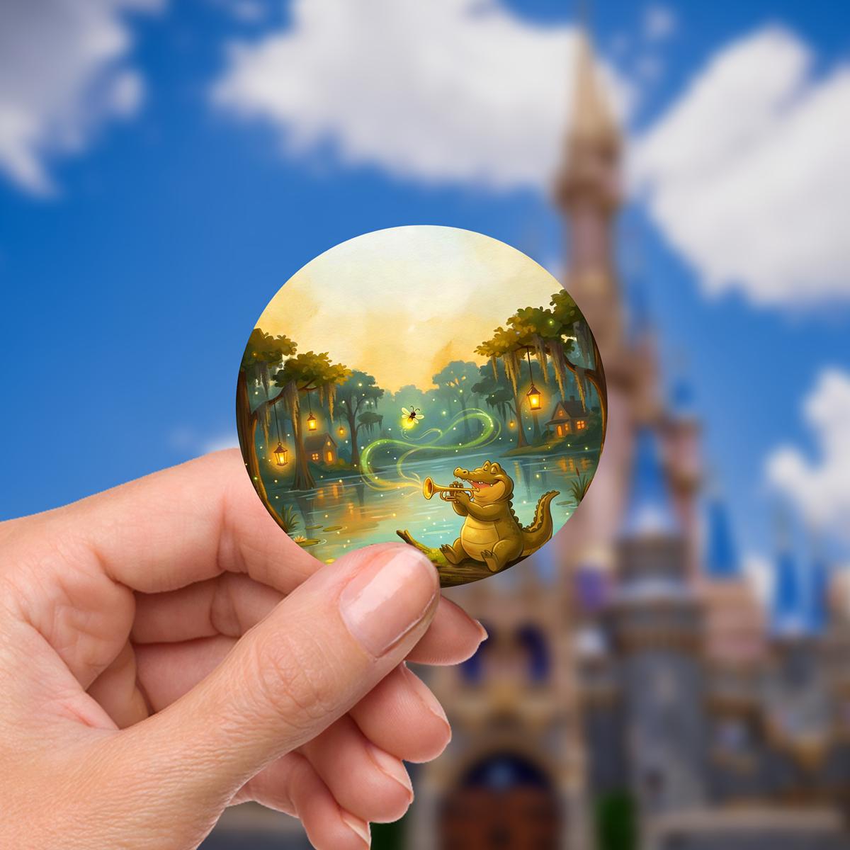 Disney Princess and theFrog Louis Disney Laptop Sticker Positive Affirmation planner stationery decal water bottle cell