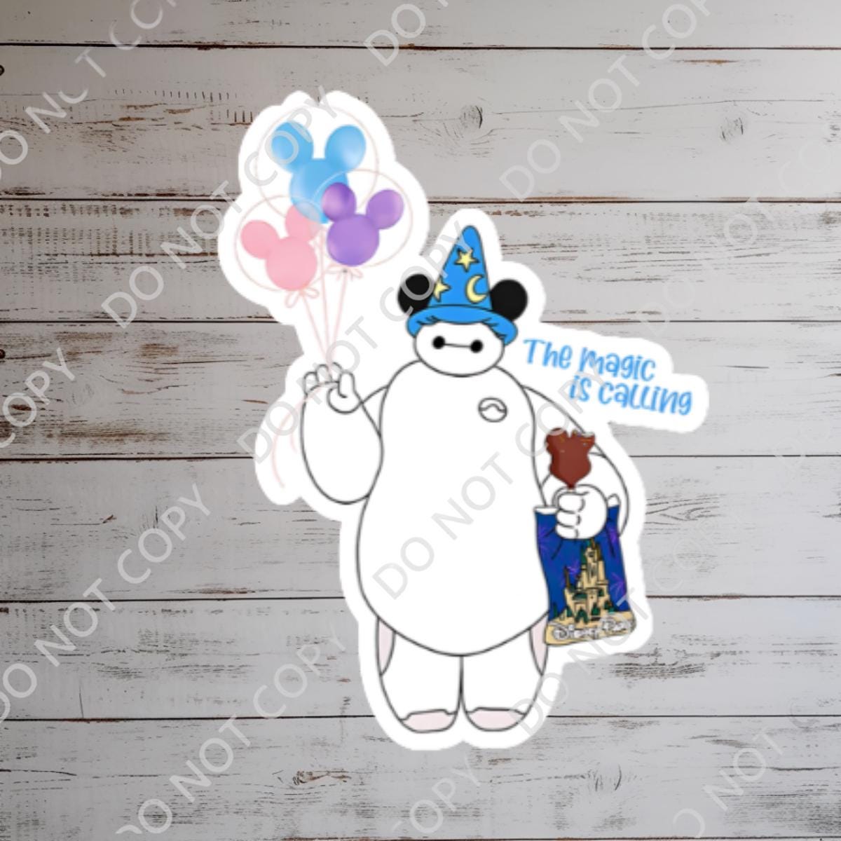 Disney Baymax Water Bottle Stickers Waterproof Vinyl Sticker, Laptop Decal