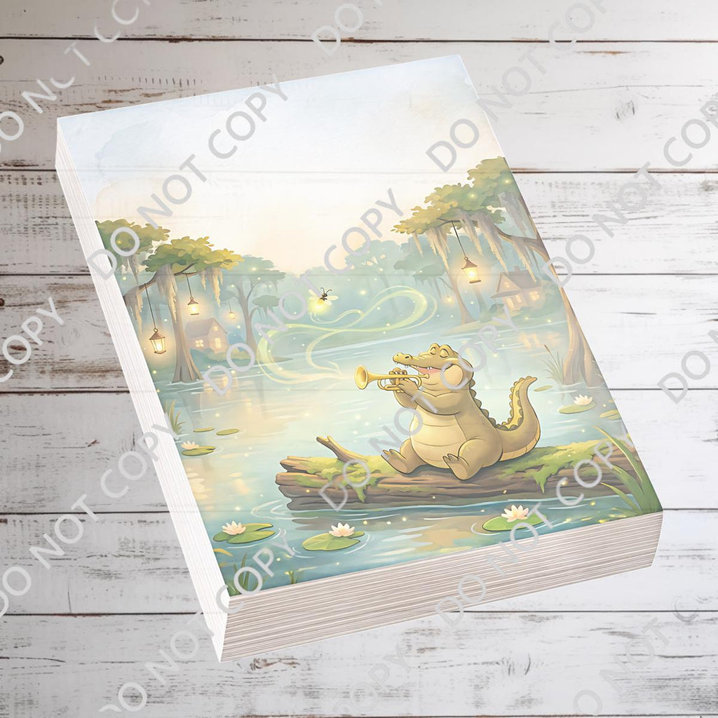 Disneyy Princess And The Frog Louis Memo Notepad 50 sheets bullet journal Disney planner paper scrapbook stationery notebook supplies