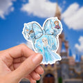 Disney Frozen Elsa Anna Olaf Sticker: Waterproof Vinyl Decal for Laptop, Water Bottle Sticker