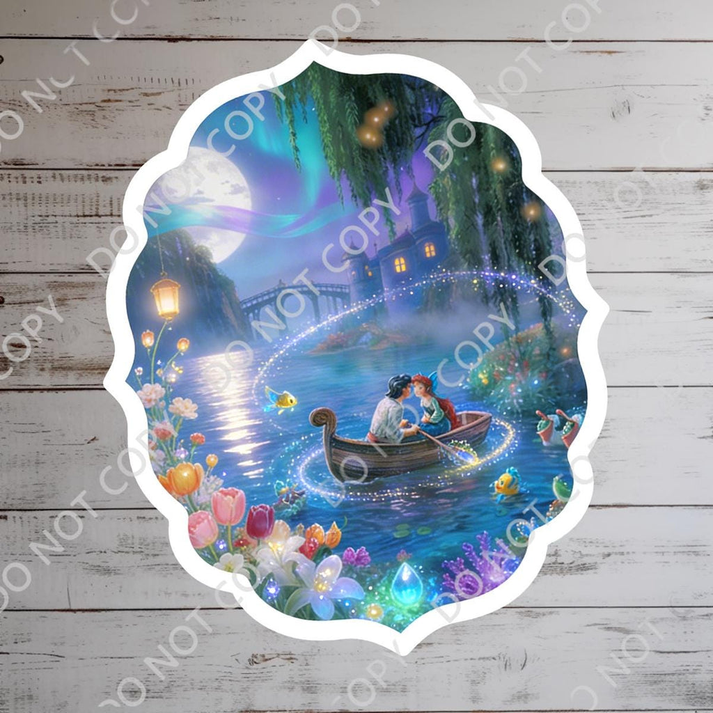 Little Mermaid Ariel Sticker: Waterproof Vinyl Decal
