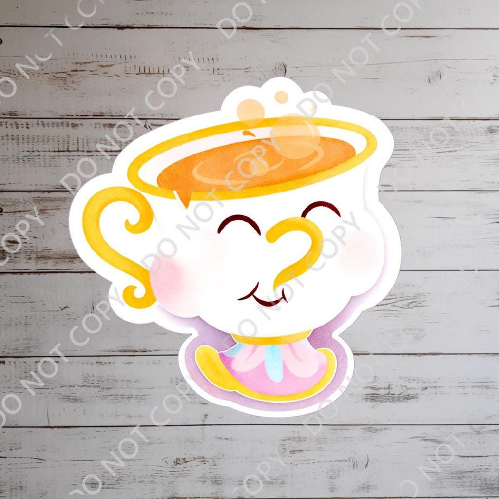Chip, Beauty And The Beast Disney Gift Disneyy World Sticker Waterproof Disney Laptop, Disneying Theme Park Vacation, Castle Park Mouse