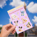 Disney Mickey and Friends Cozy Book Sticker, Bottle Sticker,  Kindle Sticker, Sheet Sticker, Laptop Decal