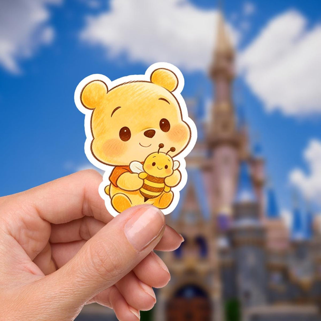 Disney  Winnie The Pooh Disney Laptop Sticker Positive Affirmation planner stationery decal water bottle cell