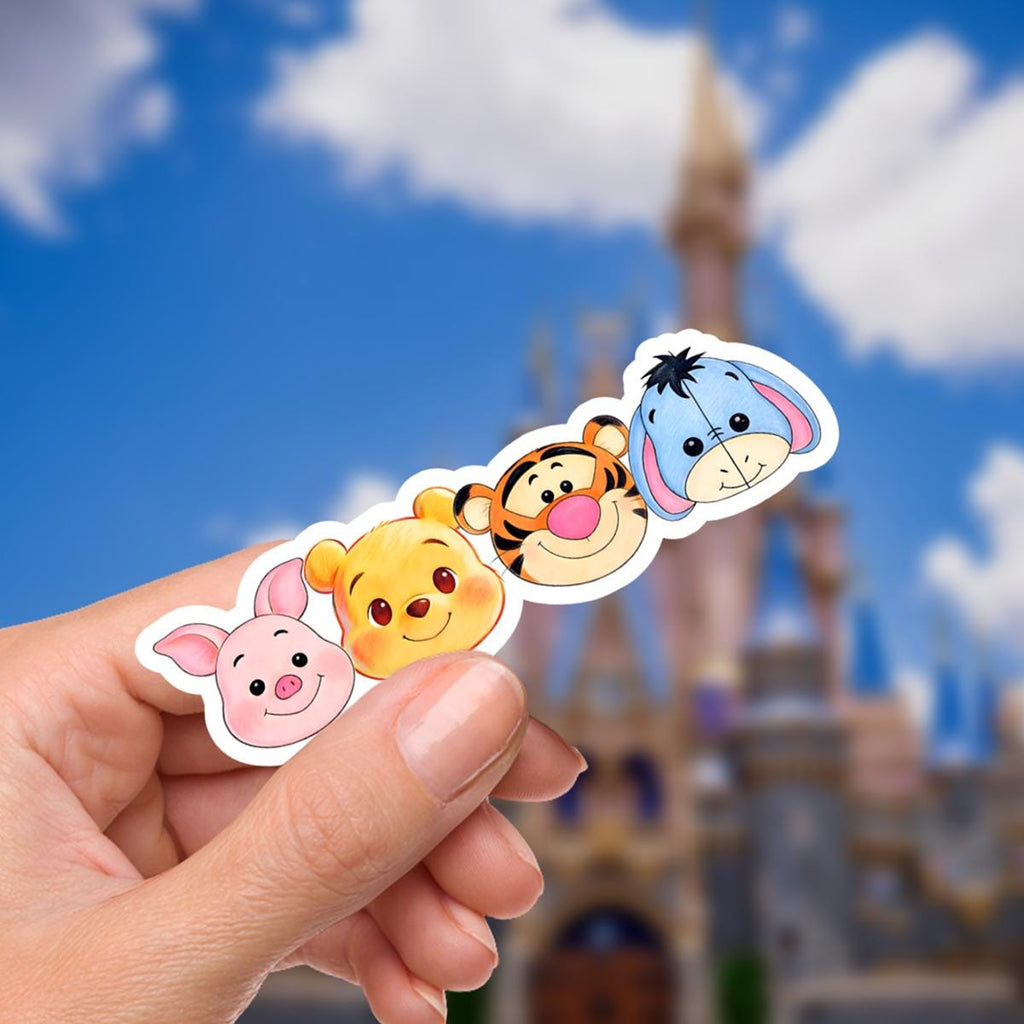 Disney  Winnie The Pooh Disney Laptop Sticker Positive Affirmation planner stationery decal water bottle cell