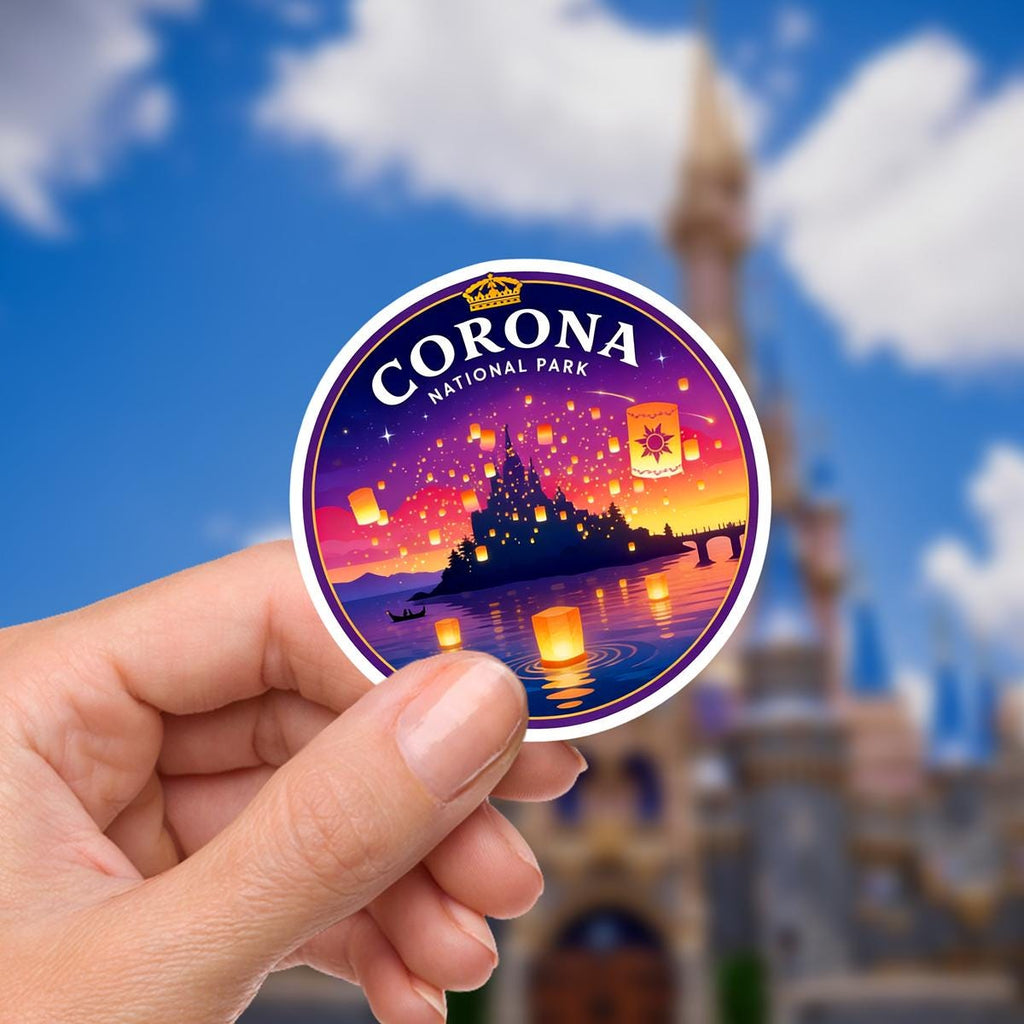 Rapunzel Tangled Lantern Sticker: Kindle Stickers, Corona National Park Waterproof Vinyl Decal HydroFlask