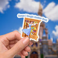 Disneyy Beauty and The Beast Belle Sticker: Waterproof Vinyl Decal for Laptop, Water Bottle Sticker