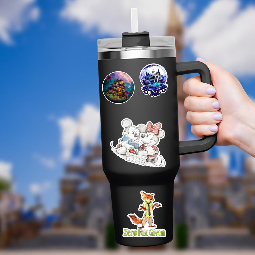 Disneyy What A Wonderful World Sticker Waterproof Disney Laptop, Disneying Theme Park Vacation, Castle Park Mouse