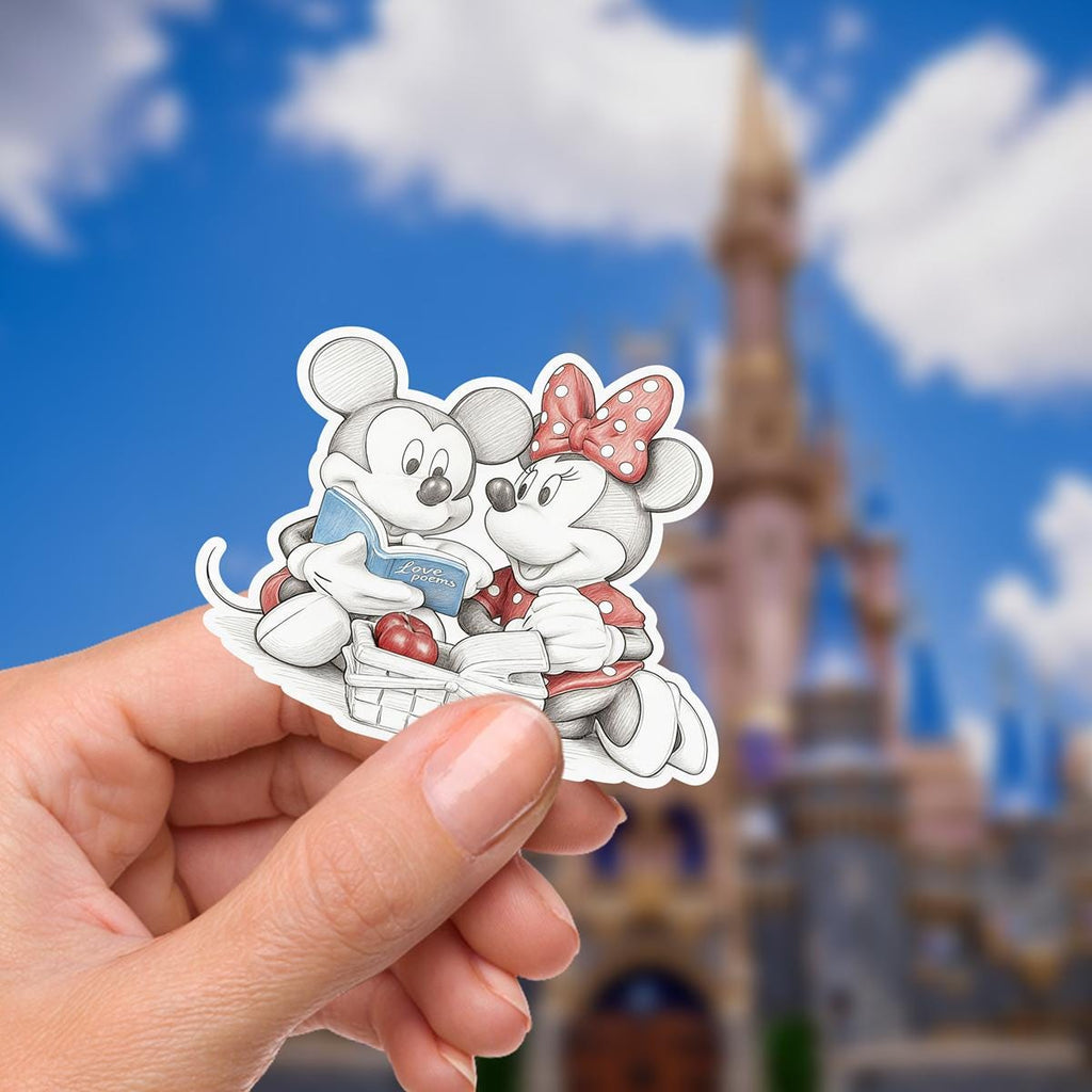 Disneyy What A Wonderful World Sticker Waterproof Disney Laptop, Disneying Theme Park Vacation, Castle Park Mouse