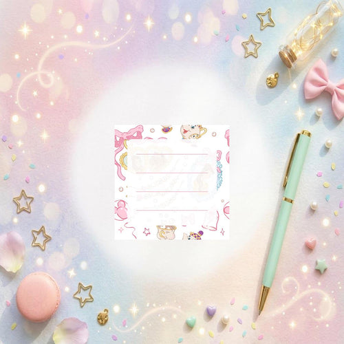 Beauty And The Beast  Memo Notepad 50 sheets bullet journal Disney planner paper scrapbook stationery notebook supplies