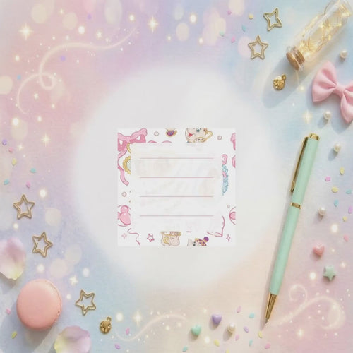 Beauty And The Beast  Memo Notepad 50 sheets bullet journal Disney planner paper scrapbook stationery notebook supplies